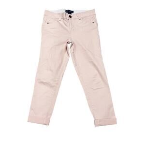 Democracy AB Technology Woman’s Pastel Pink Cropped Cuffed Pants Size 10